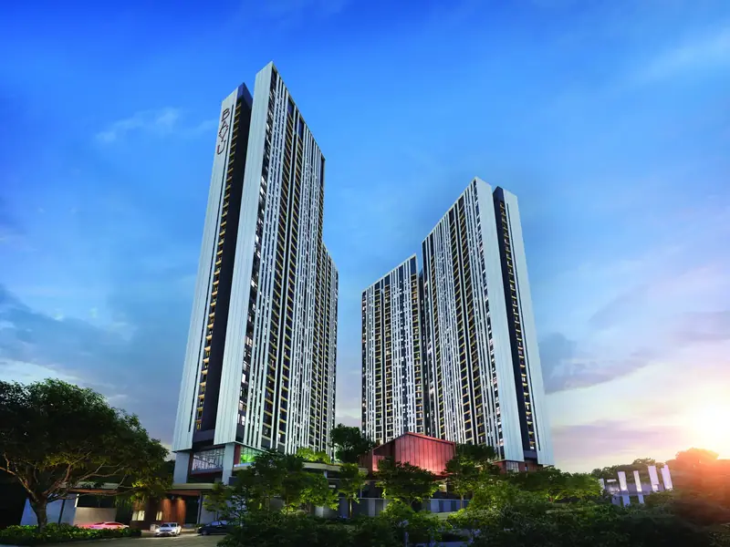 Artist's impression of Residensi Bayu Damai, Likas, Kota Kinabalu